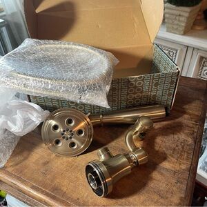 Brizo Rook Wall Mount Handshower polished bronze H2OKinetic Technology 88861